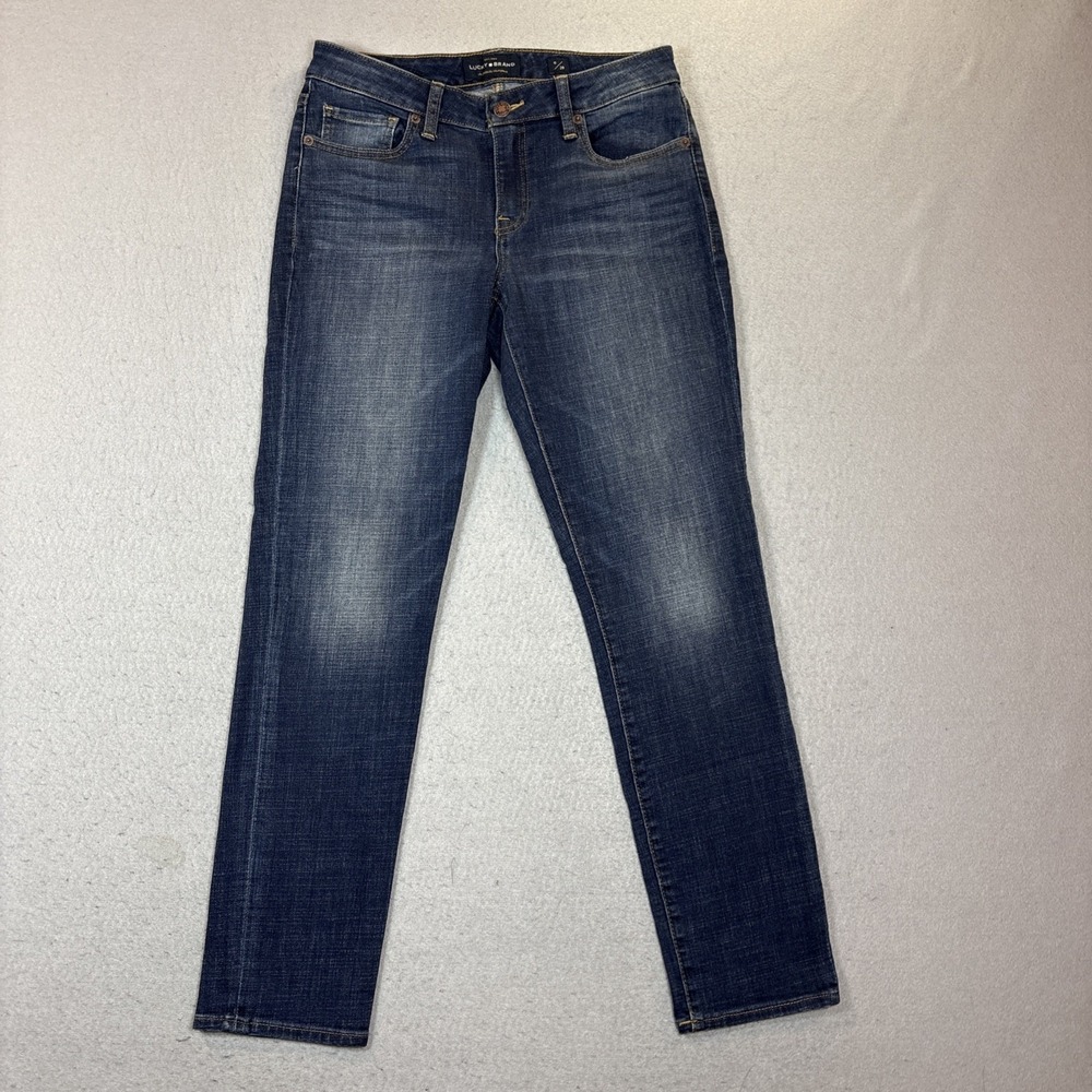 Lucky Brand Lolita Skinny Jeans Womens 6/28 Blue Stretch Denim Mid Rise